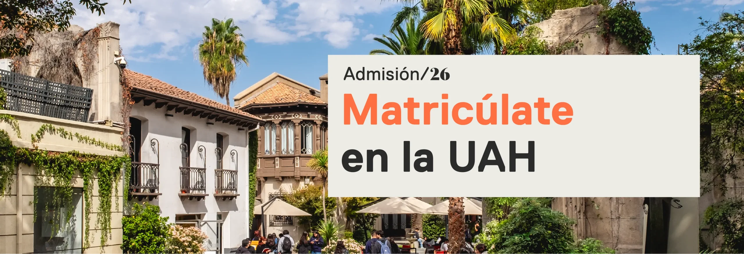 Matricúlate en la UAH-Facultad de Ingeniería